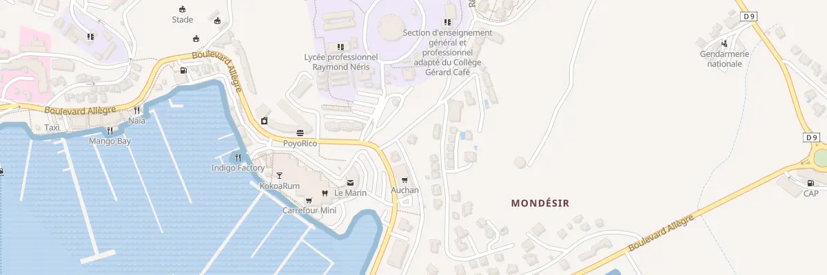 Plan du 646 Lot Mondesir au Marin
