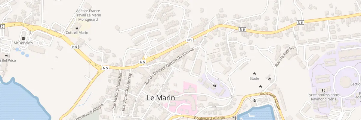 Plan du 66 Rue Docteur Osman Duquesnay au Marin