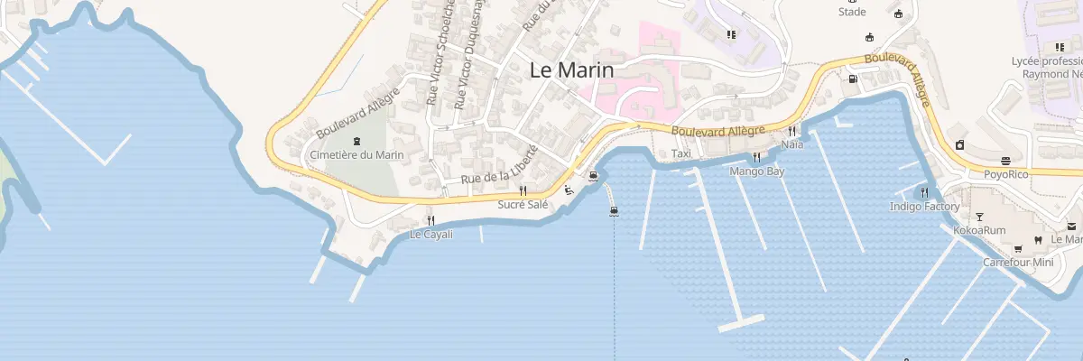 Plan du 23 Bd Allègre au Marin