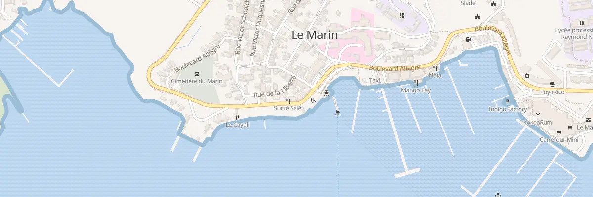 Plan du 21 Bd Allègre au Marin