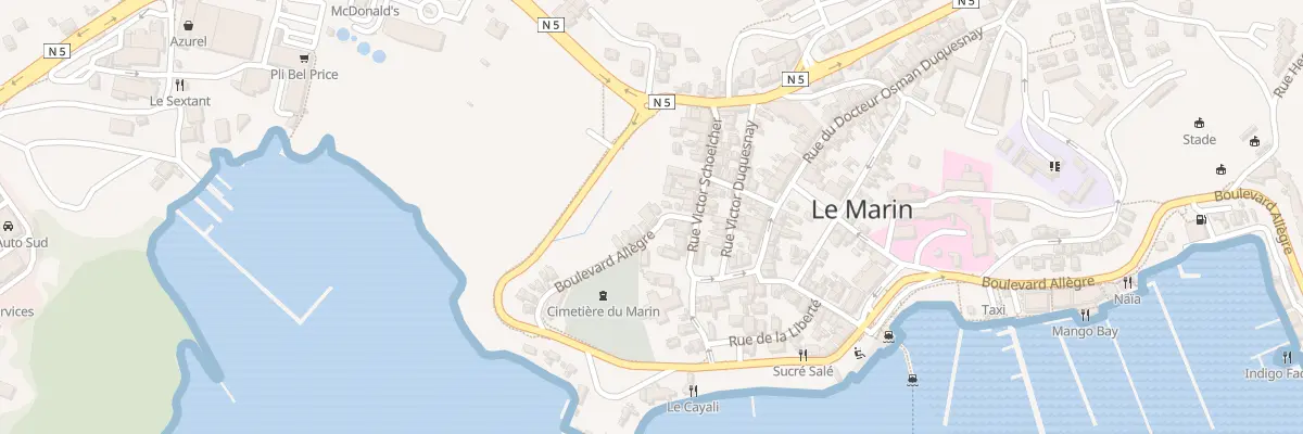 Plan du 8 Bd Allègre au Marin