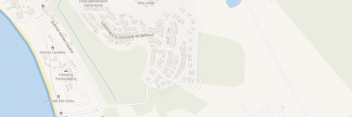 Plan du 87 Lot le Domaine de Belfond à Sainte-Anne