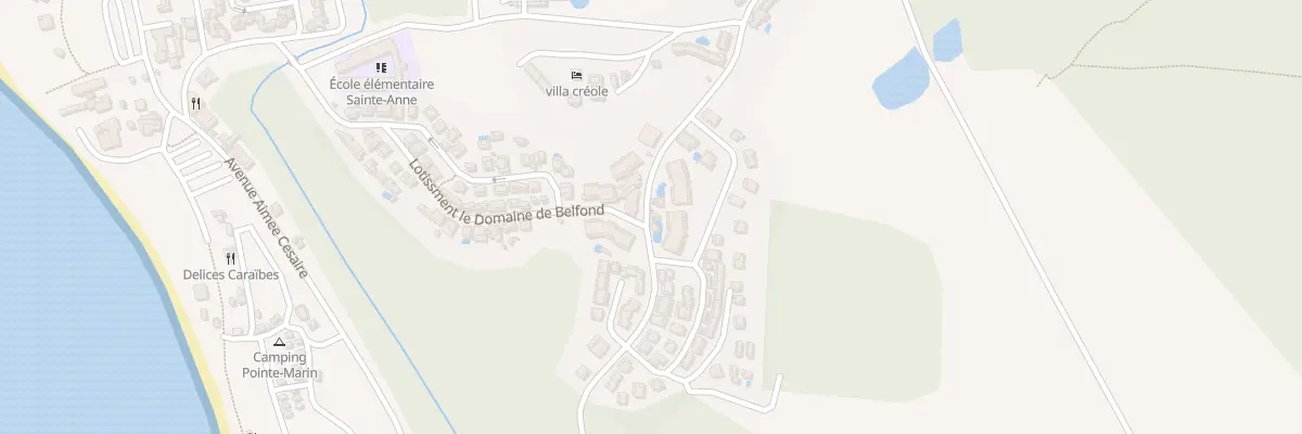 Plan du 5164F Lot le Domaine de Belfond à Sainte-Anne