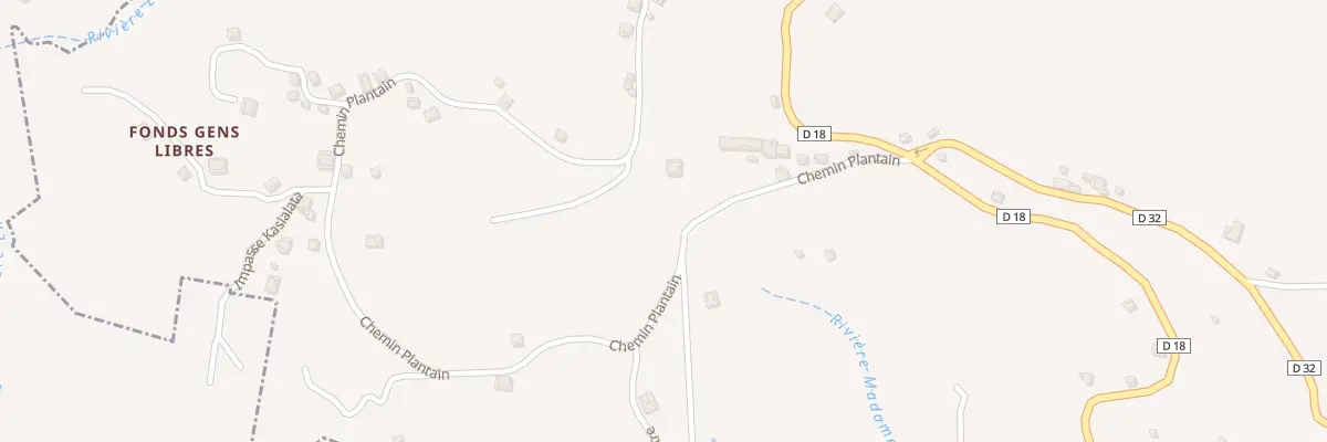 Plan du 5522F Morne Raquette au Vauclin