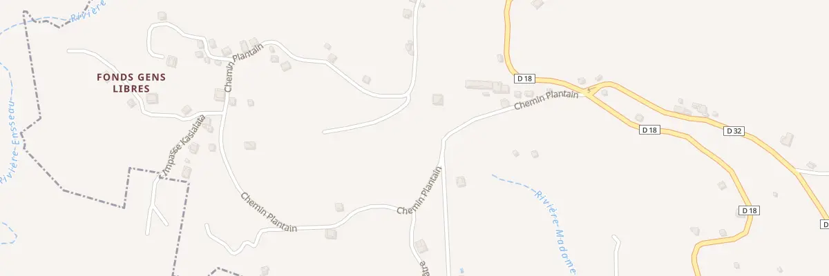Plan du 5537F Morne Raquette au Vauclin