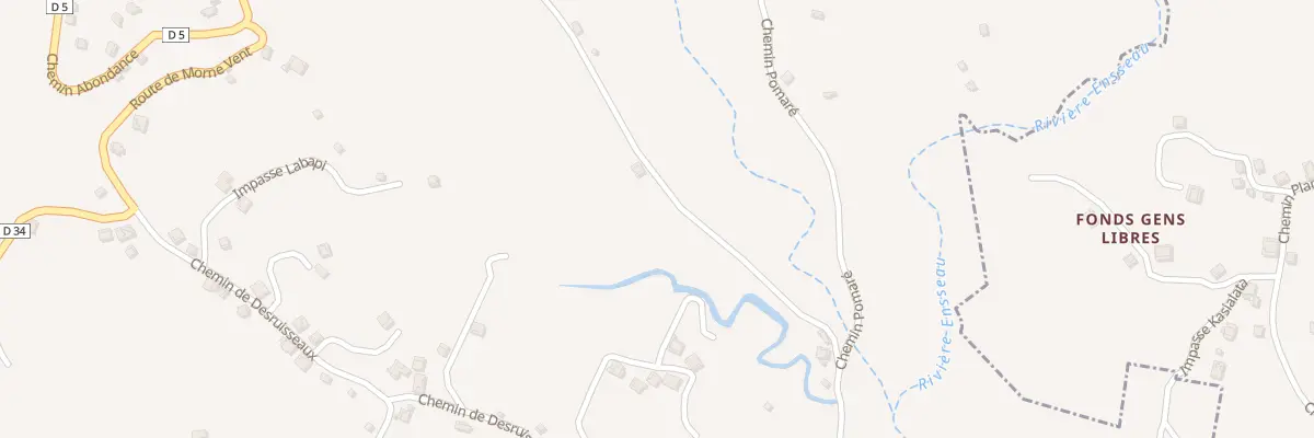 Plan du 5241 Desruisseaux à Rivière-Pilote