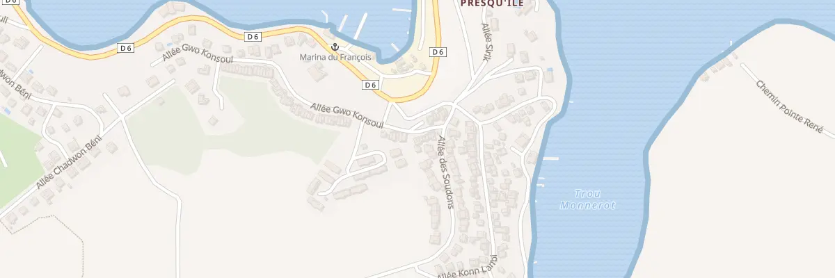 Plan du 2G Cité Espérance au François