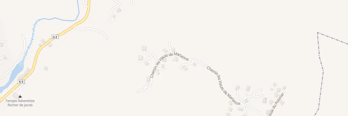 Plan du 5764F Desfarges à Rivière-Pilote