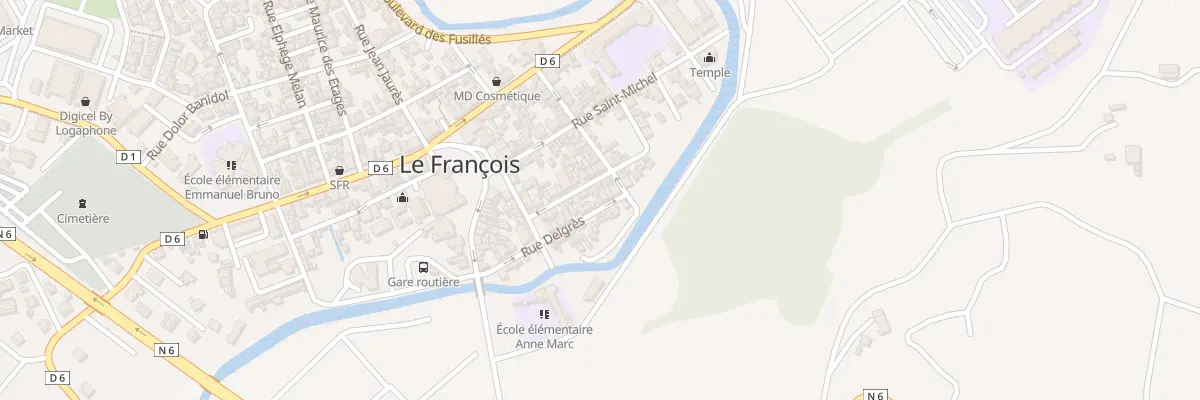 Plan du 29 Rue Delgrès au François
