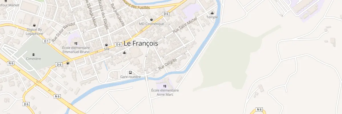 Plan du 10 Rue Joseph Lagrosillière au François