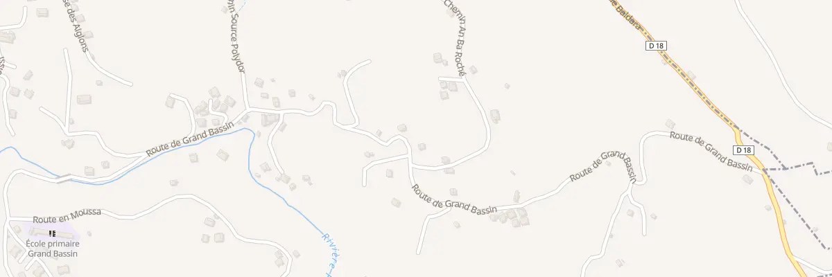 Plan du 5280F Grand Bassin à Saint-Esprit
