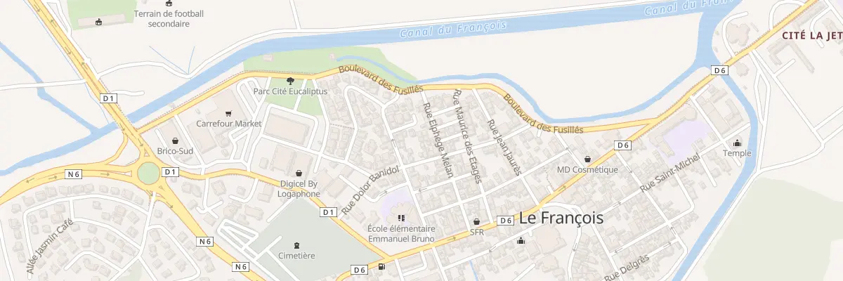 Plan du 5105F Rue Vincent Allegre au François