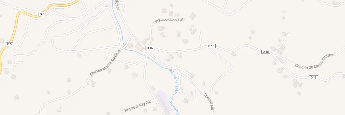 Plan de Dumaine Sud au François