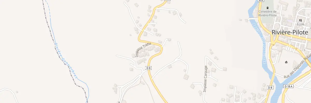 Plan du 5192 Cité en Camee à Rivière-Pilote