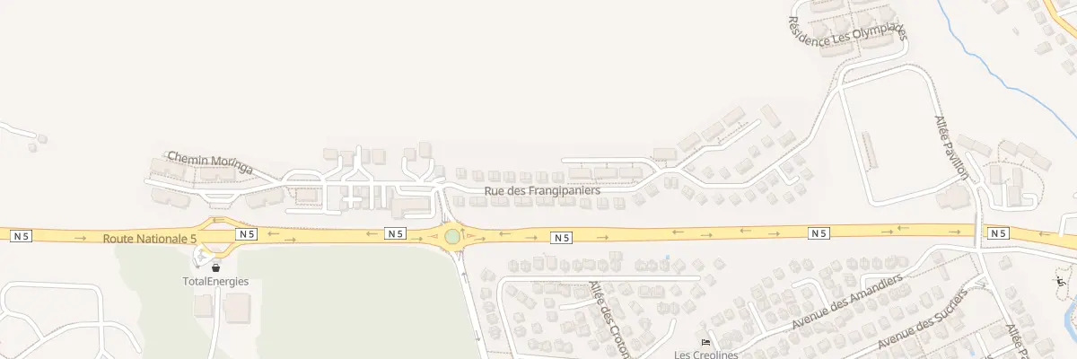 Plan du 21 Rue des Frangipaniers à Sainte-Luce