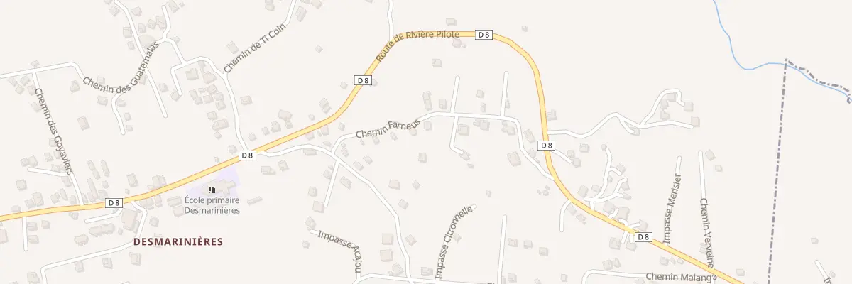 Plan du 5822F Che Farneus à Rivière-Salée