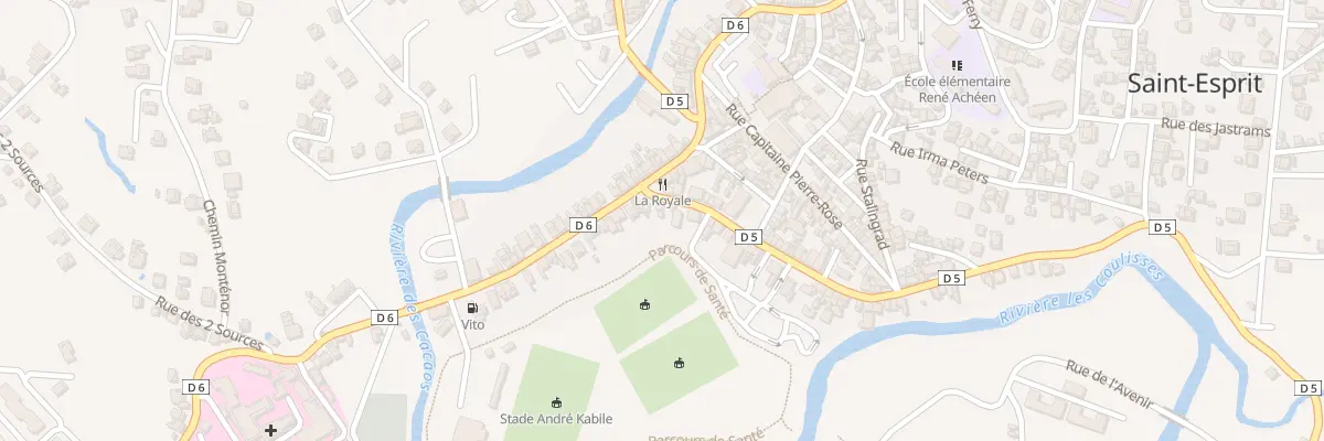 Plan du 6 Rue Schoelcher à Saint-Esprit