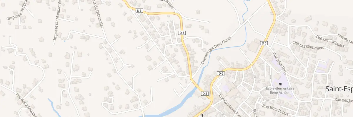 Plan du 5292F Rue de l’Anacardier à Saint-Esprit