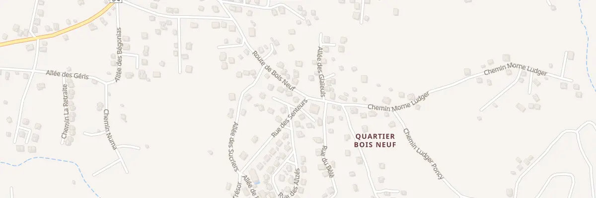 Plan du 2 Rue des Senteurs à Ducos