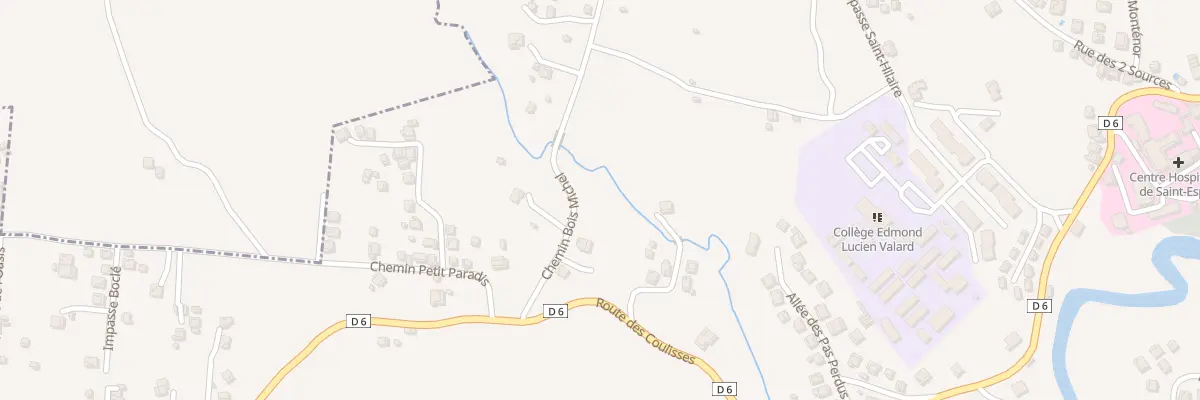 Plan du 5532F Petit Paradis à Saint-Esprit