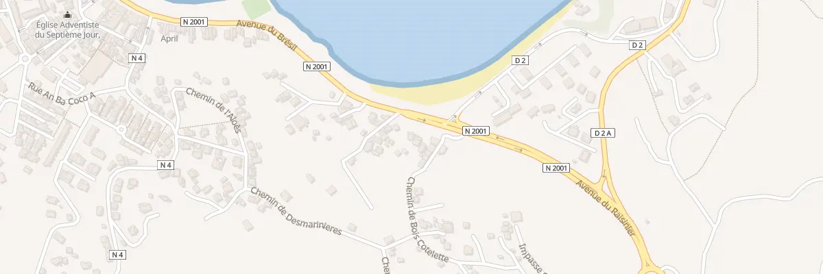 Plan du 5762F Raisinier à La Trinité
