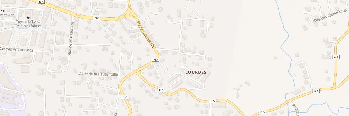 Plan du 5638F Lourdes à Ducos