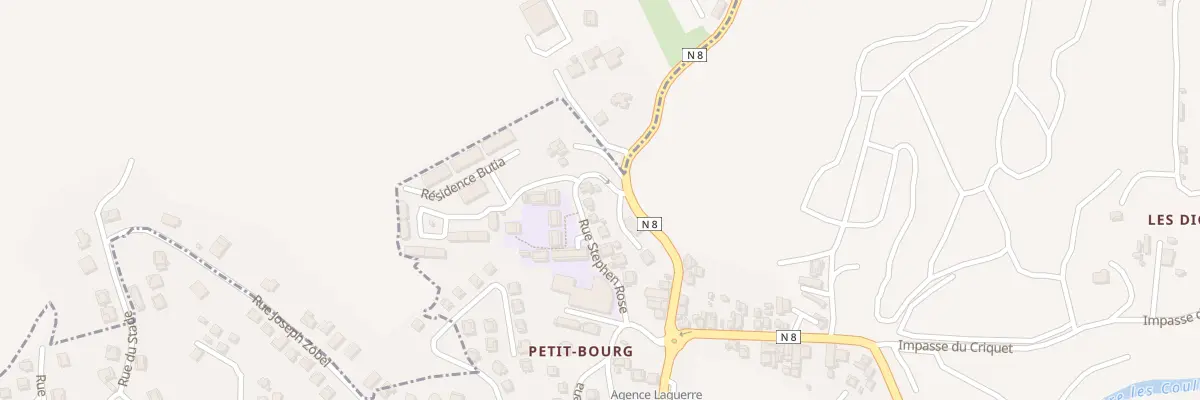 Plan du 12 Rue Stephen Rose à Rivière-Salée