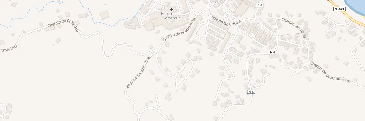 Plan du 5695F La Colline à La Trinité