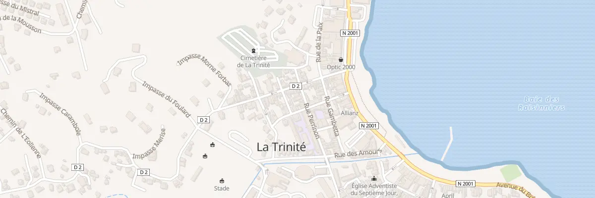 Plan du 13 Rue Perrinon à La Trinité