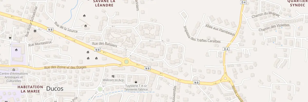 Plan du 5152 Rue des Glycéridias à Ducos