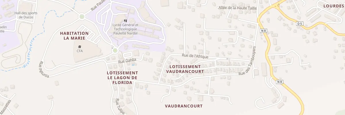 Plan du 41 Rue de l’Afrique à Ducos