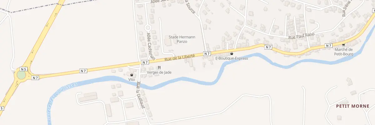 Plan du 10 Rue de la Liberté à Rivière-Salée