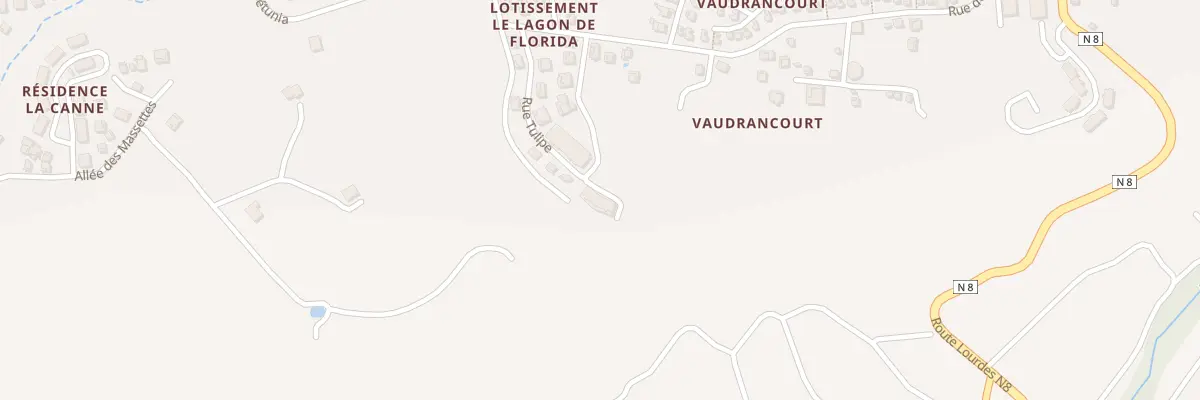 Plan du 1 Lot Le Lagon de Florida à Ducos