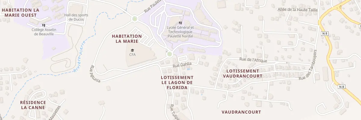 Plan du 6148F Res Les Terrasses de Madinina à Ducos
