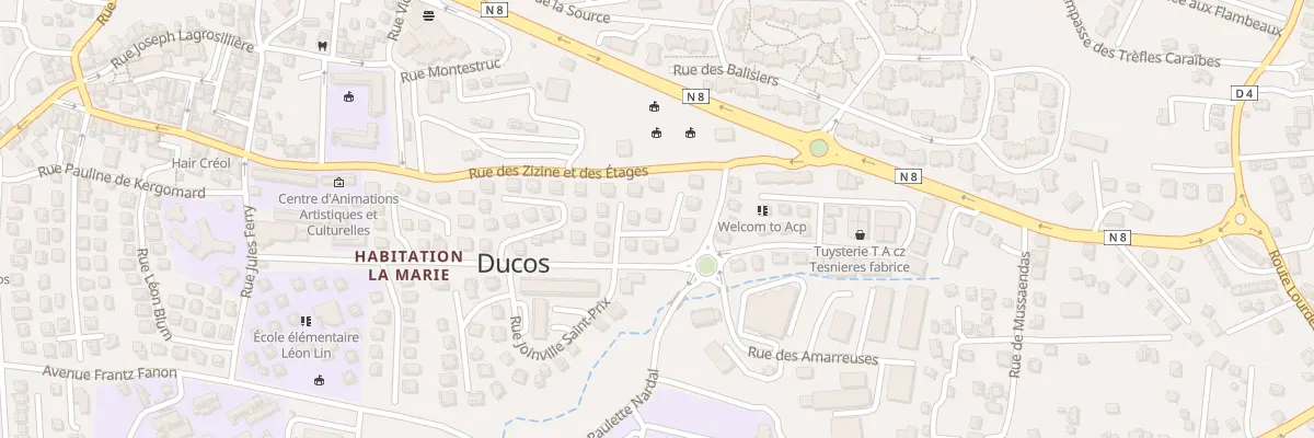 Plan du 12 All des Pommes Lianes à Ducos