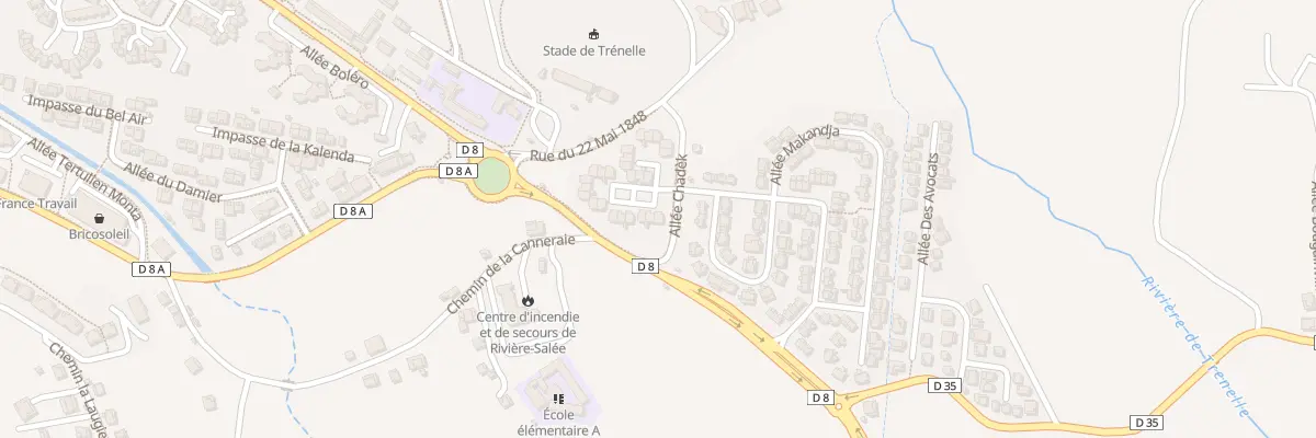 Plan du 152 Res La Carriere à Rivière-Salée