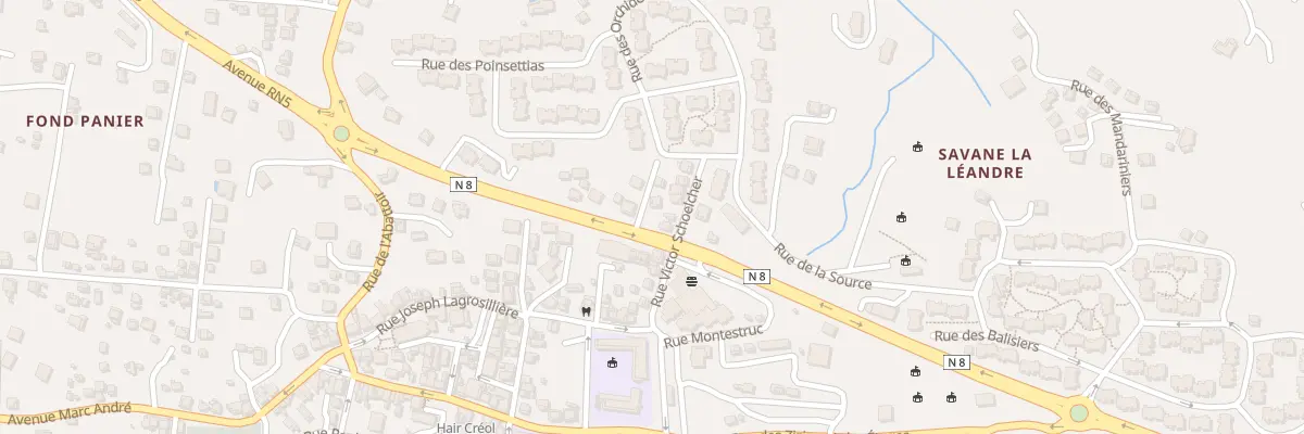 Plan du 15 Rue Victor Schoelcher à Ducos