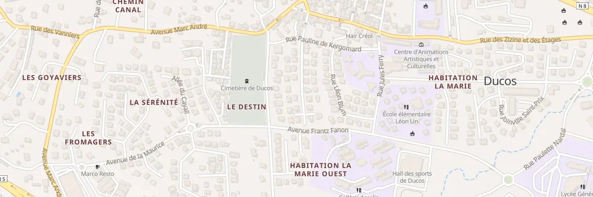 Plan du 21 Rue du 22 Mai 1848 à Ducos