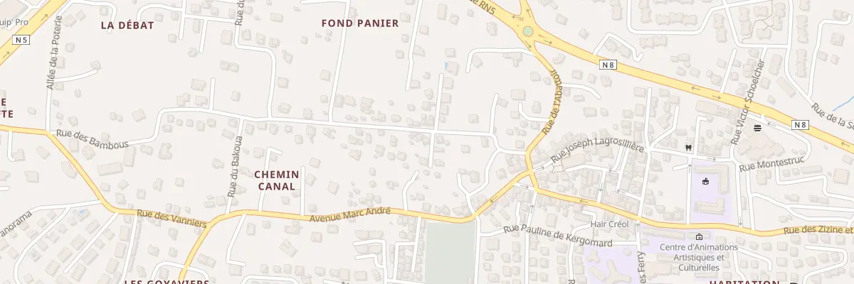 Plan du 9 Rue du Panier Caraïbe à Ducos