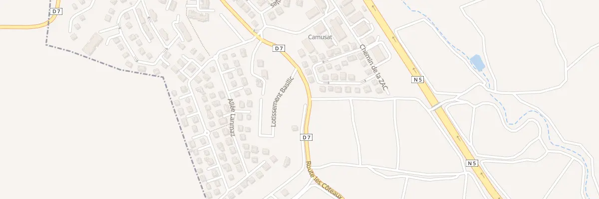 Plan du 5464F Les Coteaux à Sainte-Luce