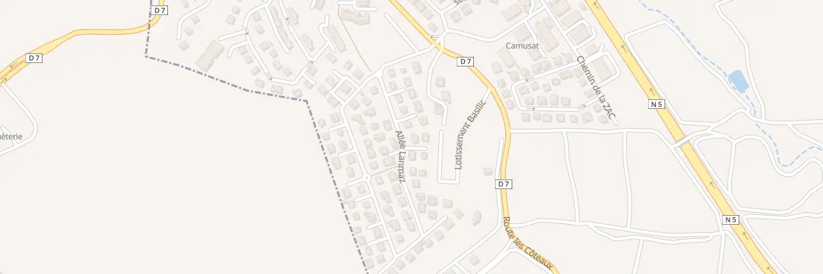 Plan du 67 Les Coteaux à Sainte-Luce