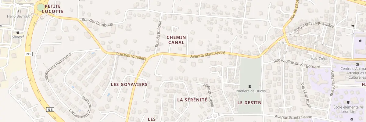 Plan du 5217F Av Marc André à Ducos