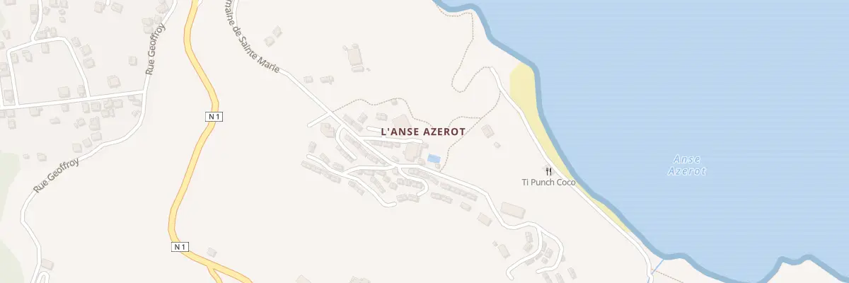 Plan du 5006F Habitation Anse Azerot Es à Sainte-Marie