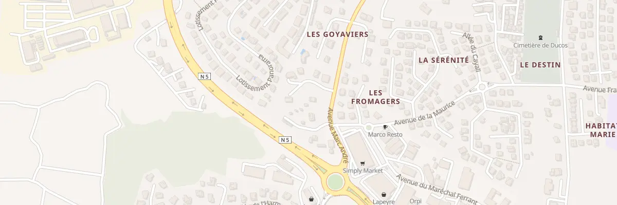 Plan du 68 Av Marc André à Ducos