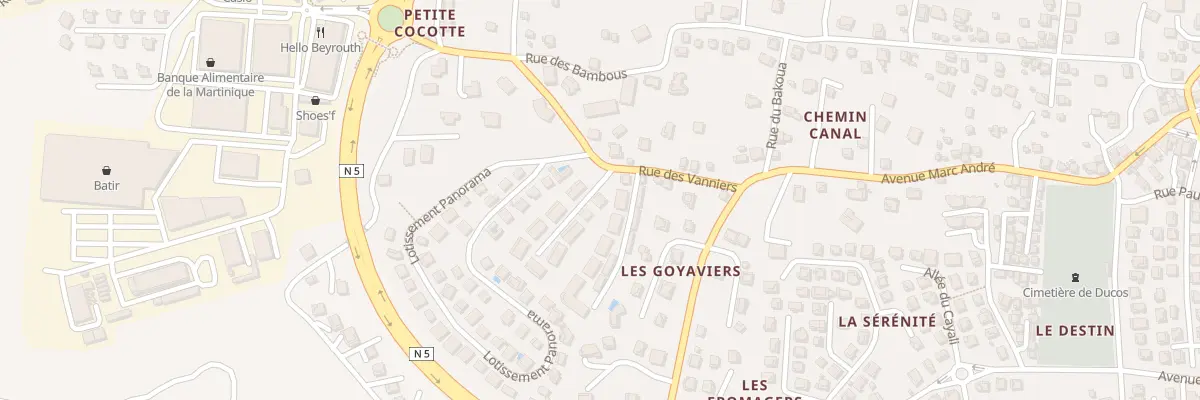 Plan du 9 Rue des Vanniers à Ducos
