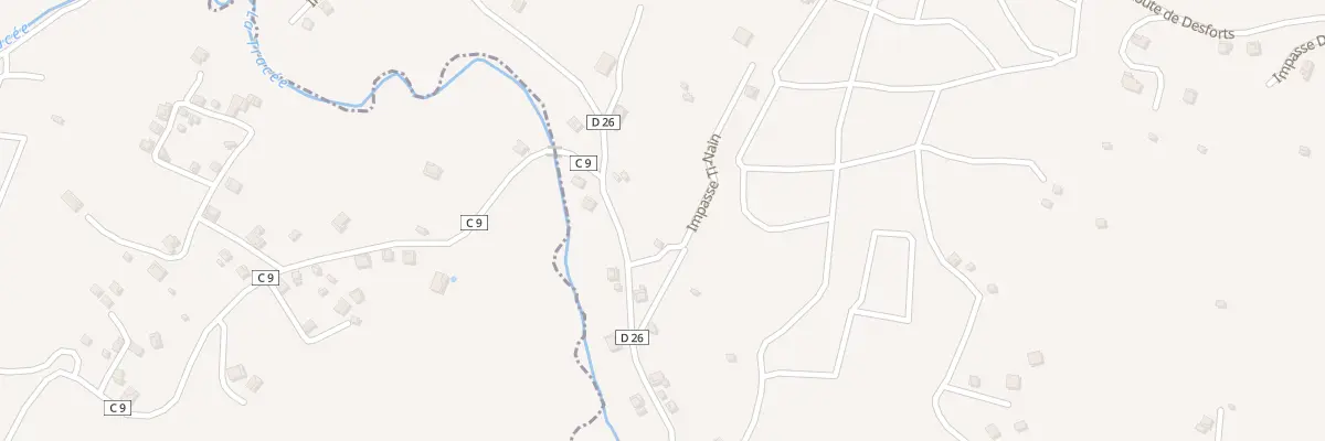 Plan du 5158F Tracee Ouest à La Trinité