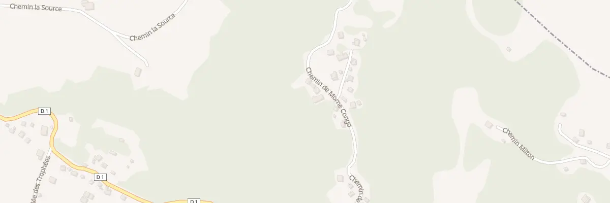 Plan du 5328 Che de Morne Congo (Cr21) à Gros-Morne