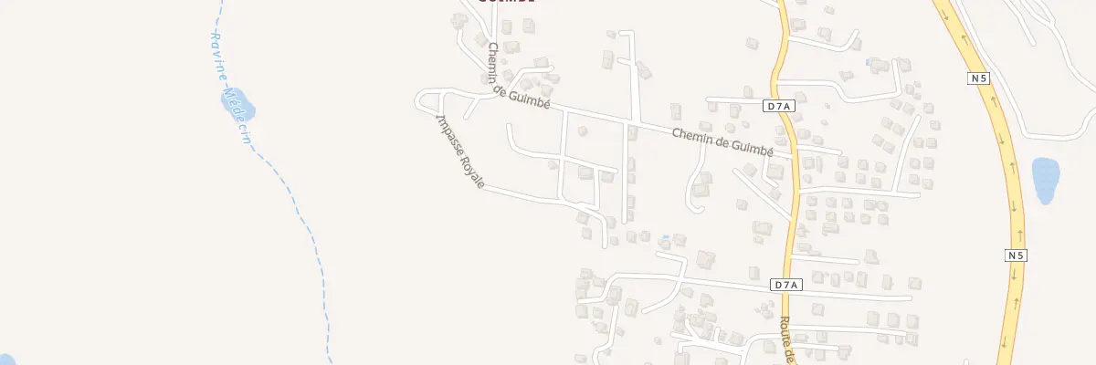 Plan du 5840F Chem de Bellevue à Rivière-Salée