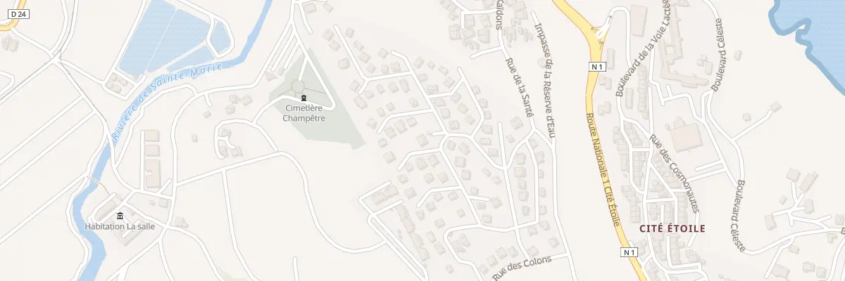 Plan du 5768F Lot Les Hauts de Villeneuve à Sainte-Marie