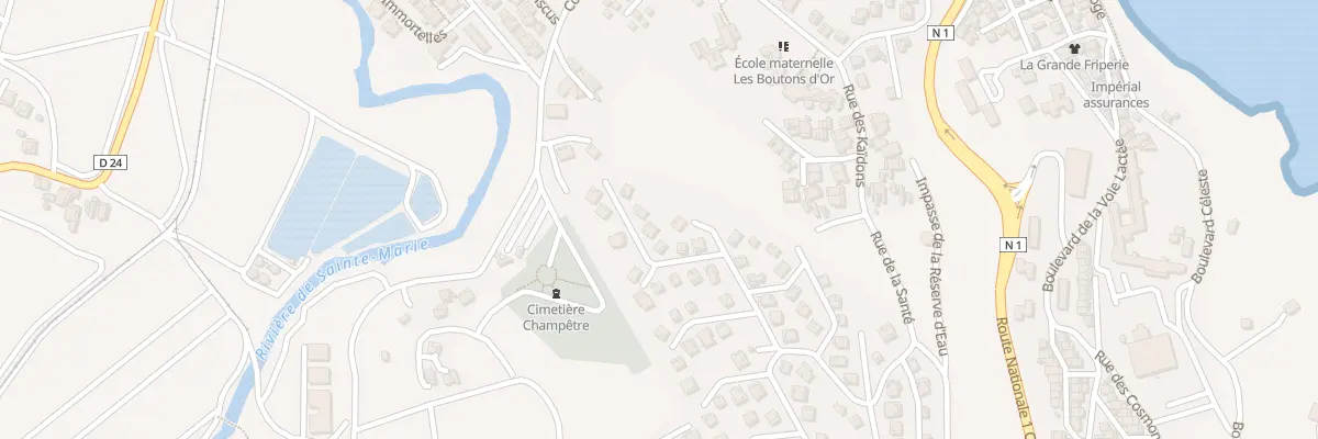 Plan du 25 Av Lassalle à Sainte-Marie